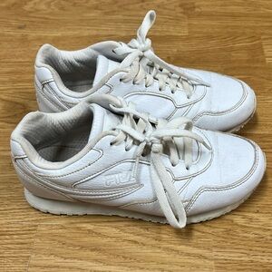 White Fila Sneakers